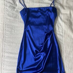 Windsor Blue Mini Dress with Chic Design